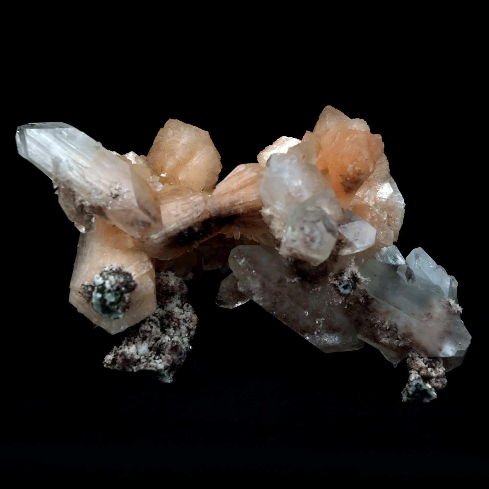 Terminated Stilbite with Apophyllite Natural Mineral Specimen - image 5