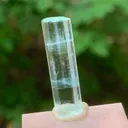 Terminated Visible DNA Helix Aquamarine Crystal From Shigar Pakistan - 2.45 Grams - image 2