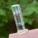 Terminated Visible DNA Helix Aquamarine Crystal From Shigar Pakistan - 2.45 Grams - image 6