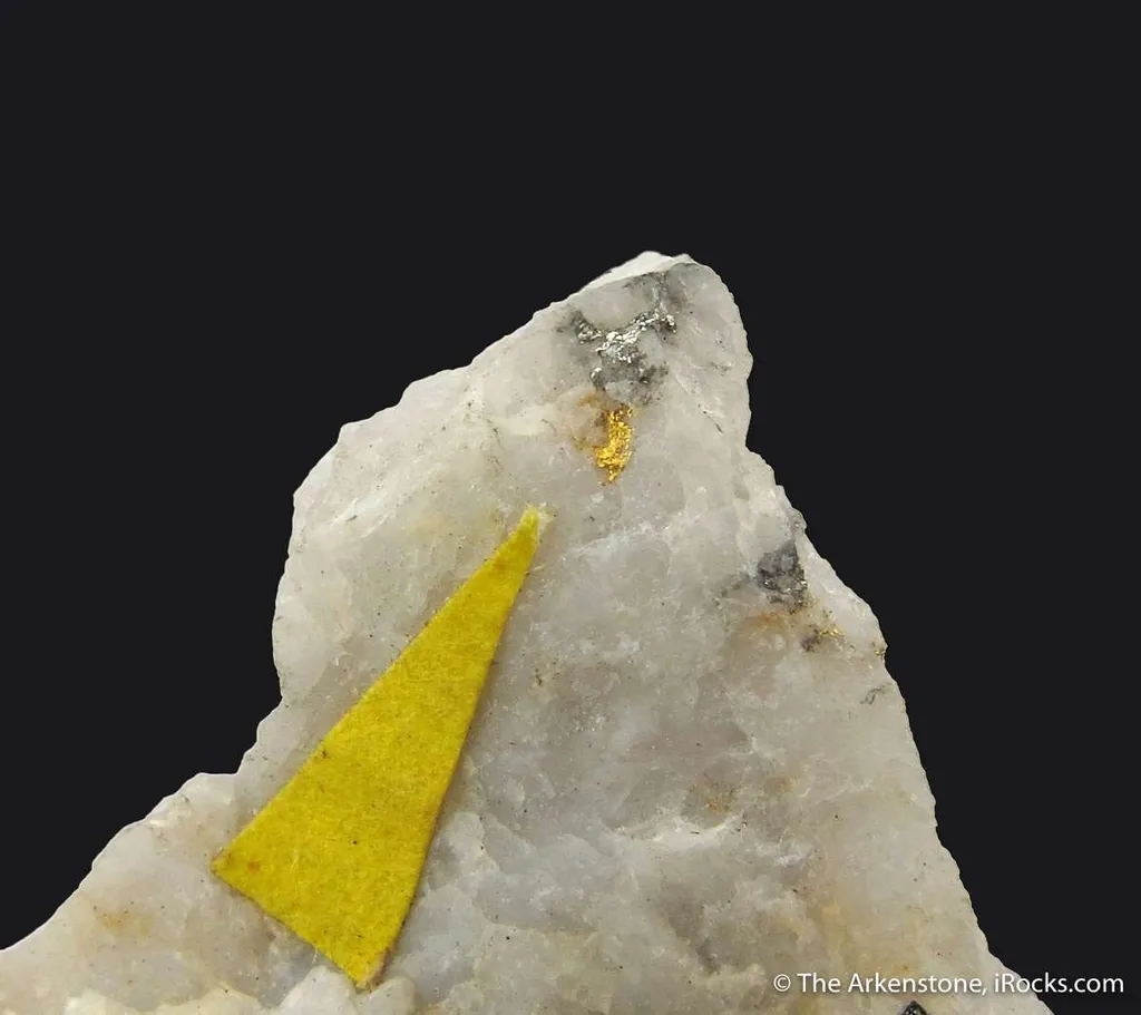 Tetradymite and Gold - image 3