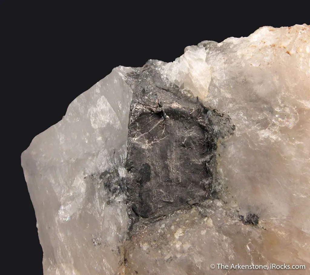 Tetradymite in Quartz (circa 1800's) - image 4