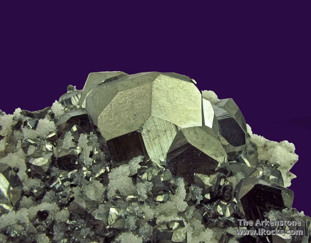 Tetrahedrite and Quartz on Arsenopyrite image