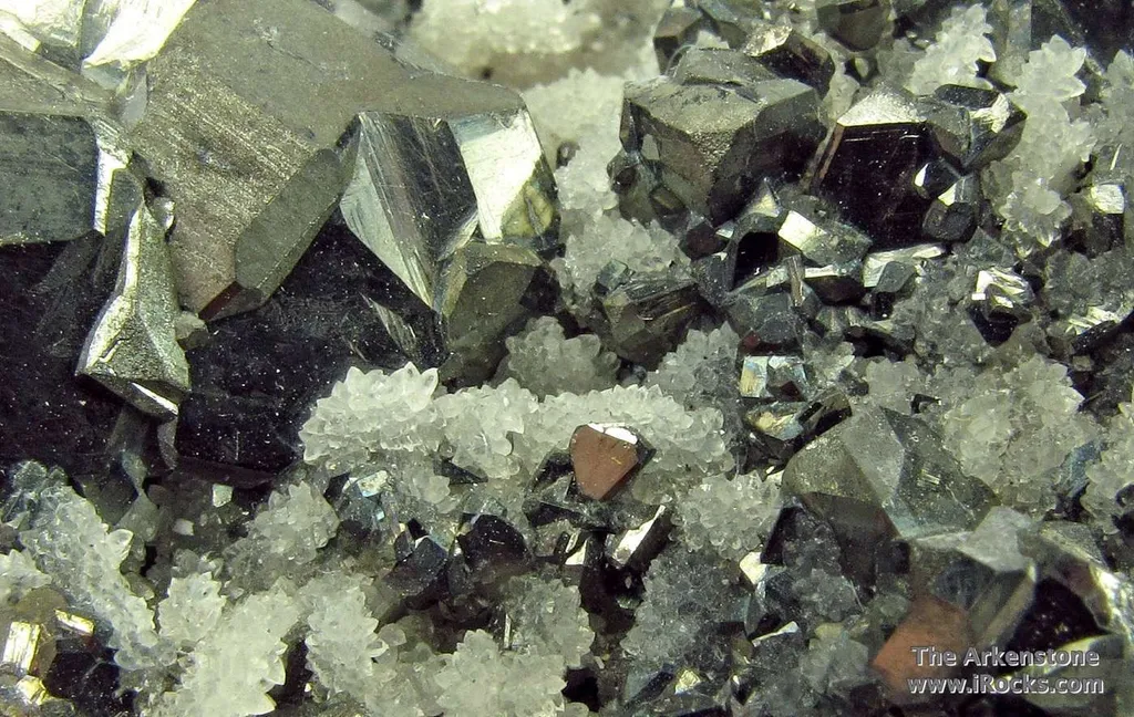 Tetrahedrite and Quartz on Arsenopyrite - image 6