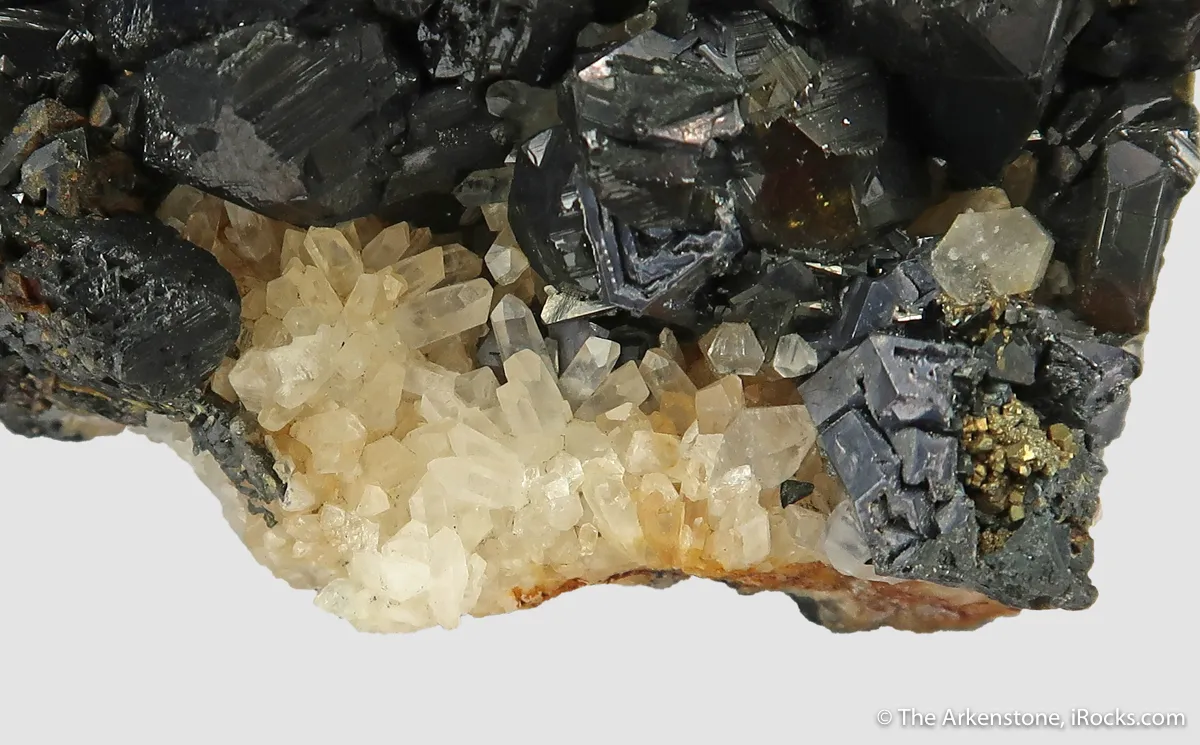 Tetrahedrite and Sphalerite on Quartz (dated 1830) - image 4