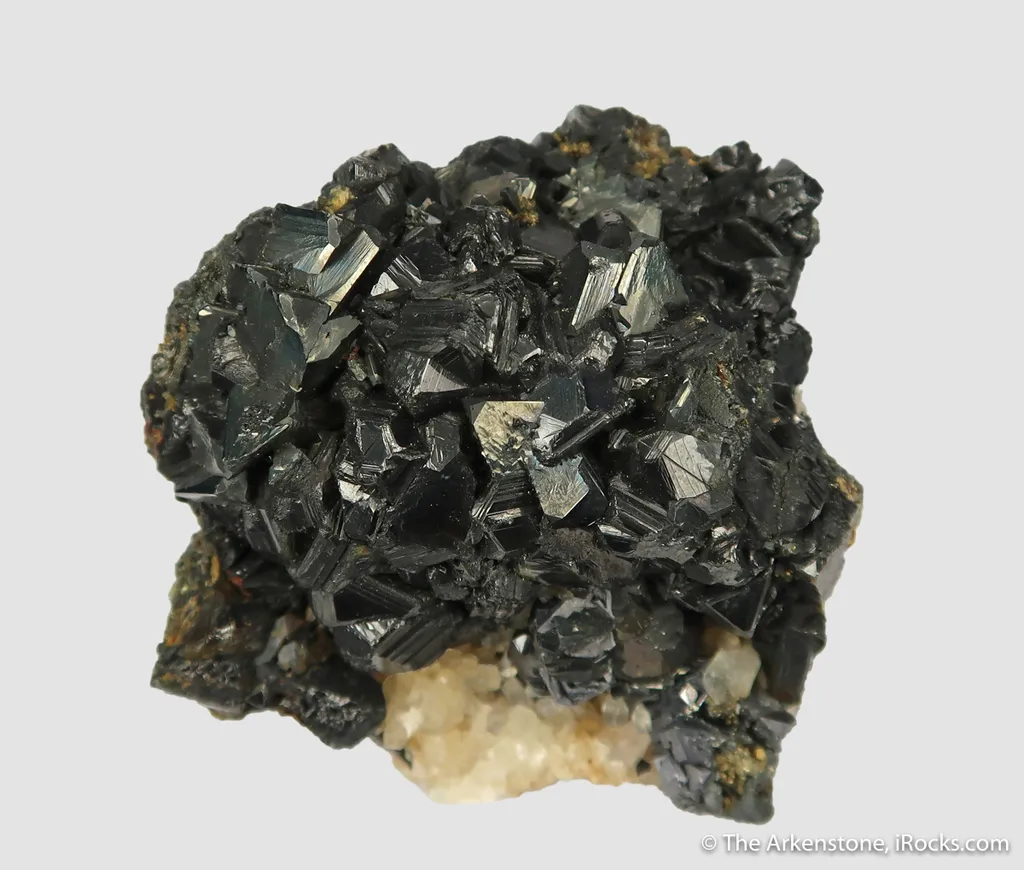 Tetrahedrite and Sphalerite on Quartz (dated 1830) image