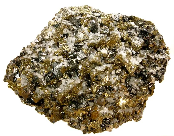 Tetrahedrite, Chalcopyrite, Quartz image