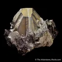 Tetrahedrite-(Fe) with Chalcopyrite on Tennantite - image 5