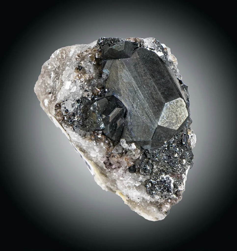 Tetrahedrite from Balmat mine at Balmat, Fowler, St. Lawrence County, New York, USA image