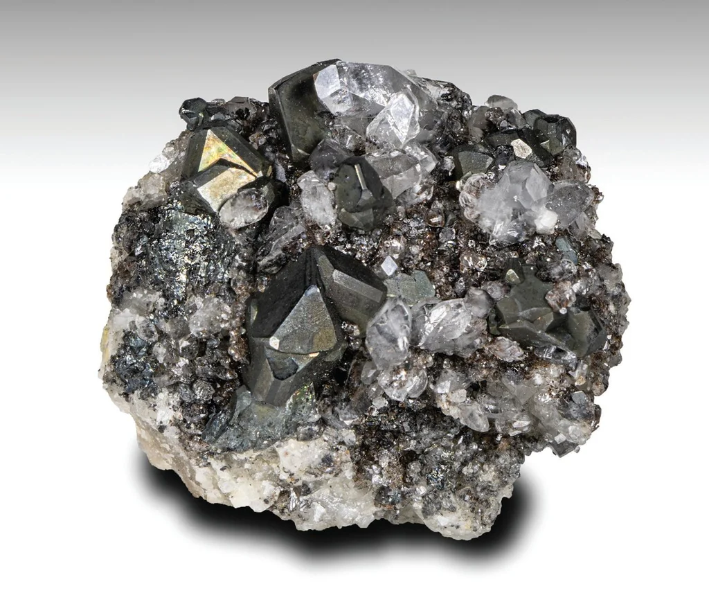 Tetrahedrite from Balmat mine at Balmat, Fowler, St. Lawrence County, New York, USA image