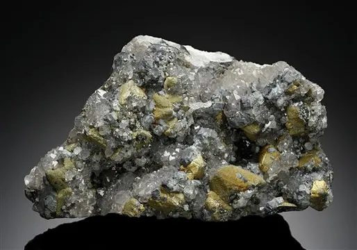 Tetrahedrite, Galena and Quartz