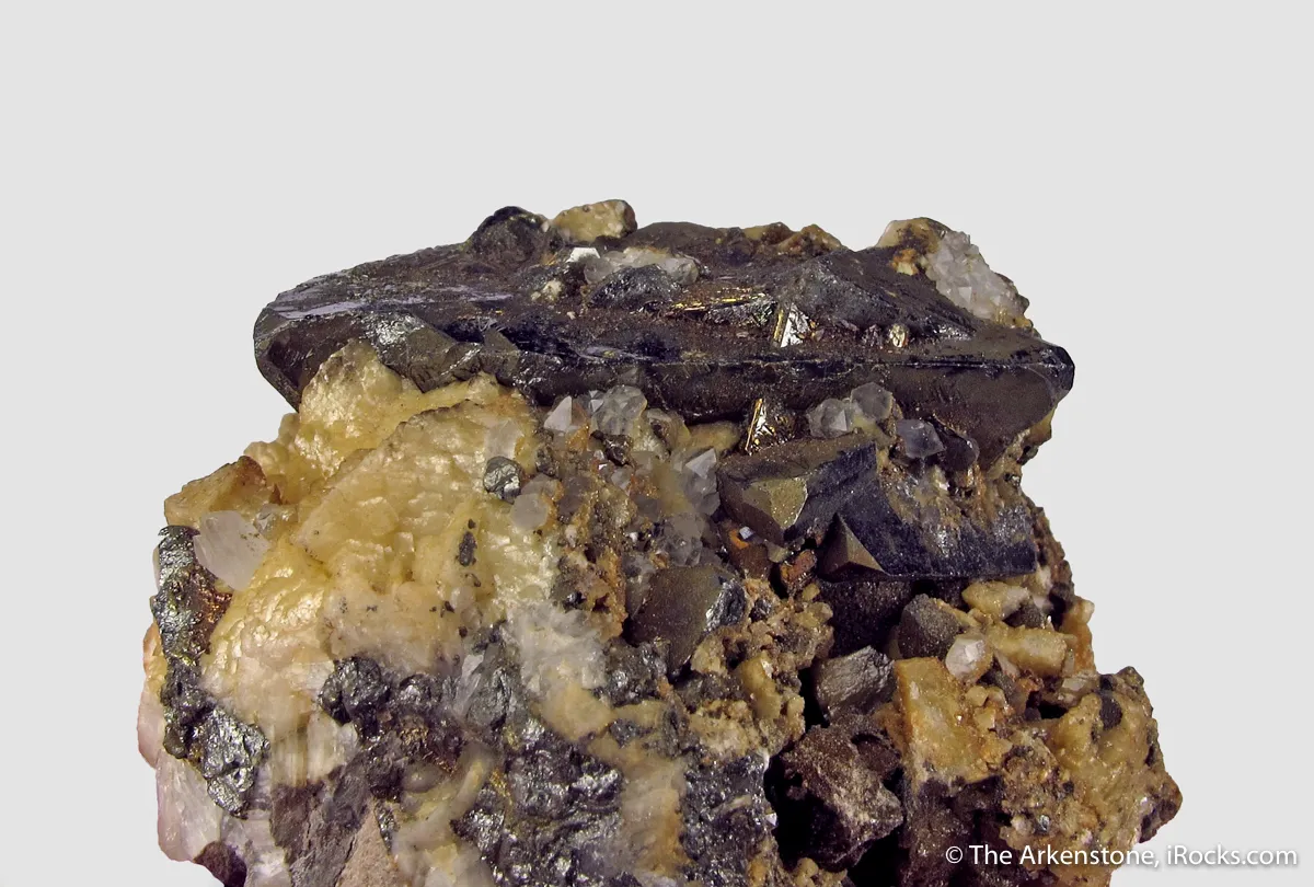 Tetrahedrite on Dolomite with Chalcopyrite - image 4