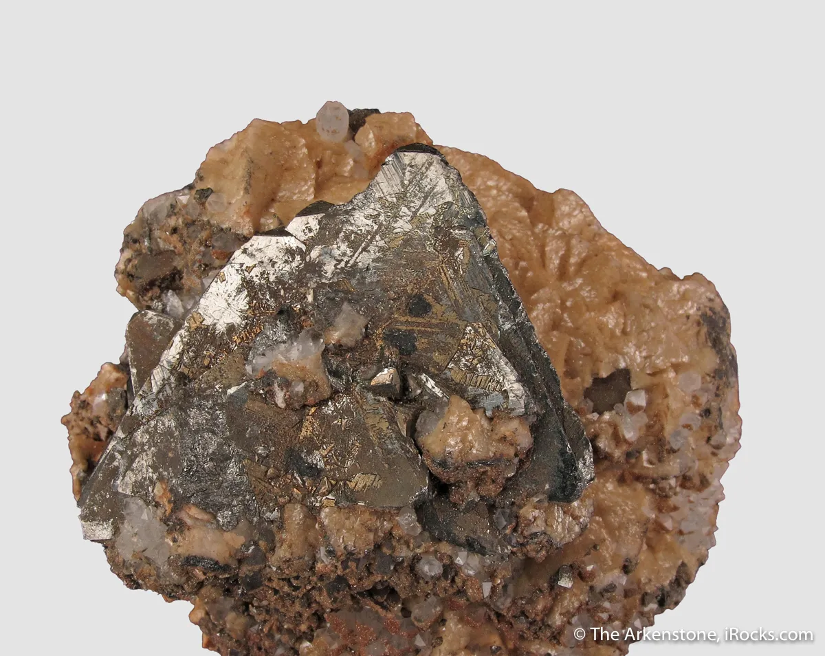 Tetrahedrite on Dolomite with Chalcopyrite - image 3