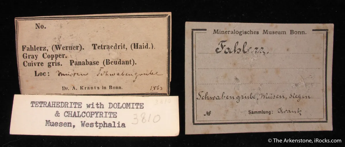 Tetrahedrite on Dolomite with Chalcopyrite - image 5