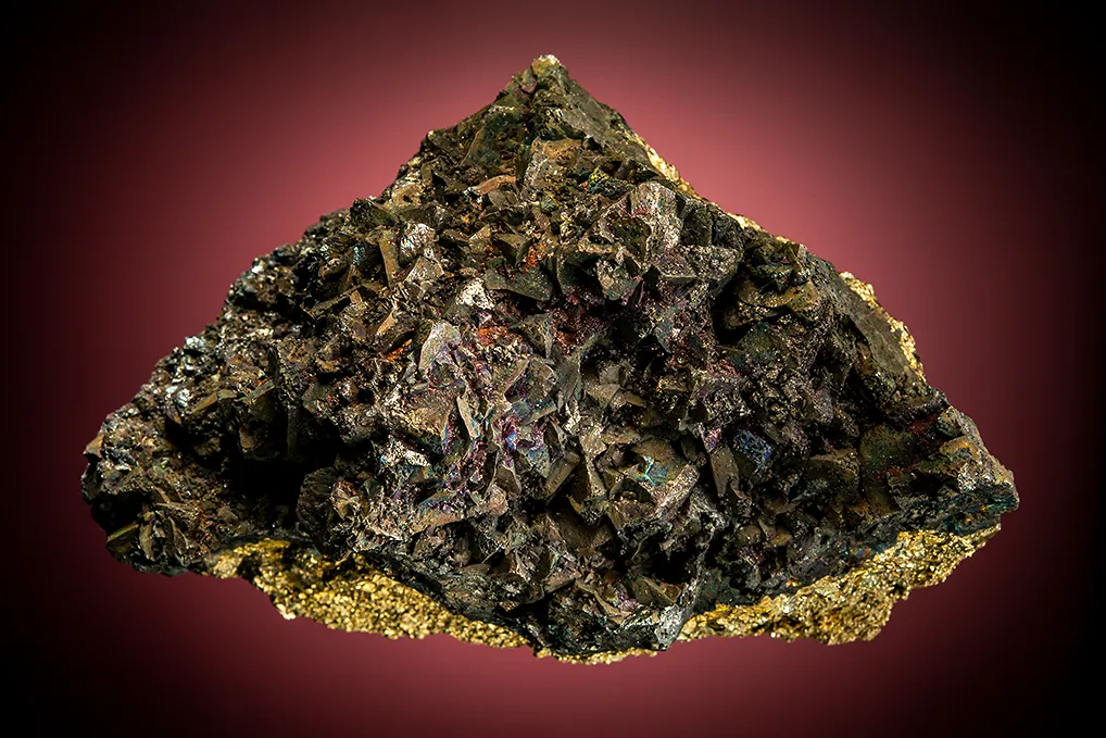Tetrahedrite on Pyrite image