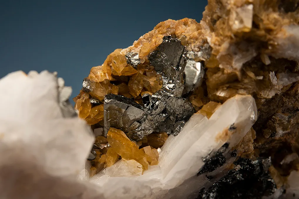 Tetrahedrite on Quartz and Siderite - image 2