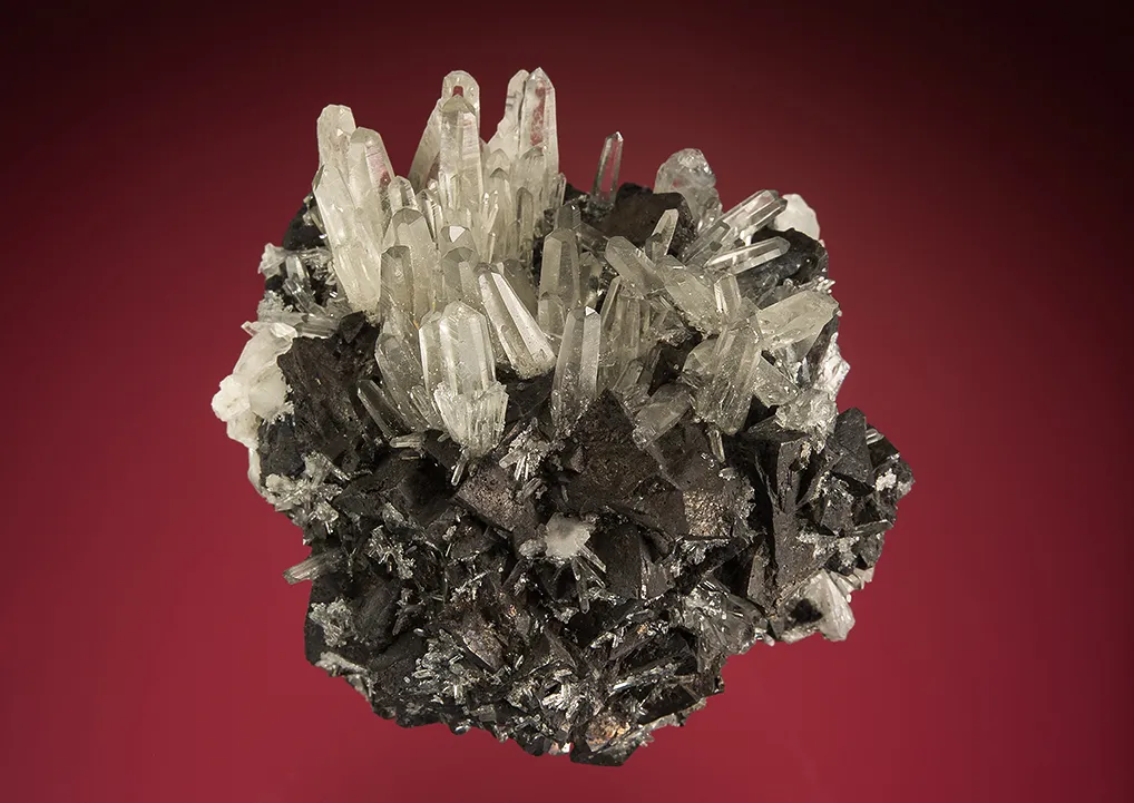Tetrahedrite on Quartz image