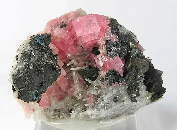 Tetrahedrite, Rhodochrosite image