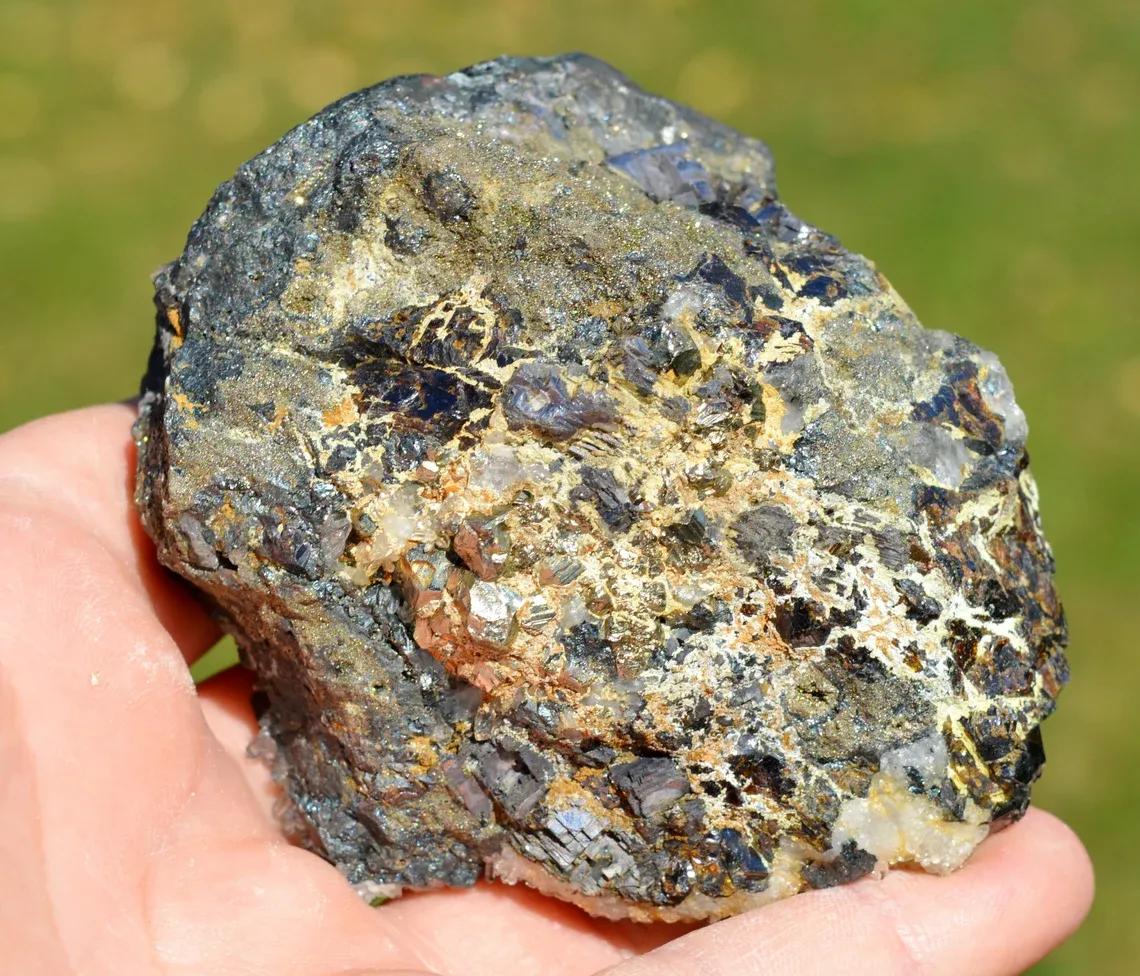 Tetrahedrite & Sphalerite & Quartz 600 grams - Huarón mine, Pasco province, Pasco, Peru - image 7