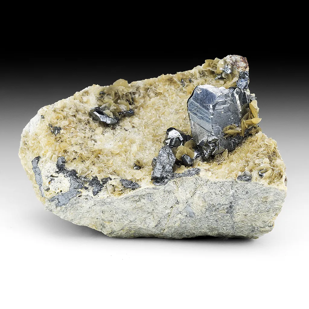 Tetrahedrite with Bournonite, Siderite image