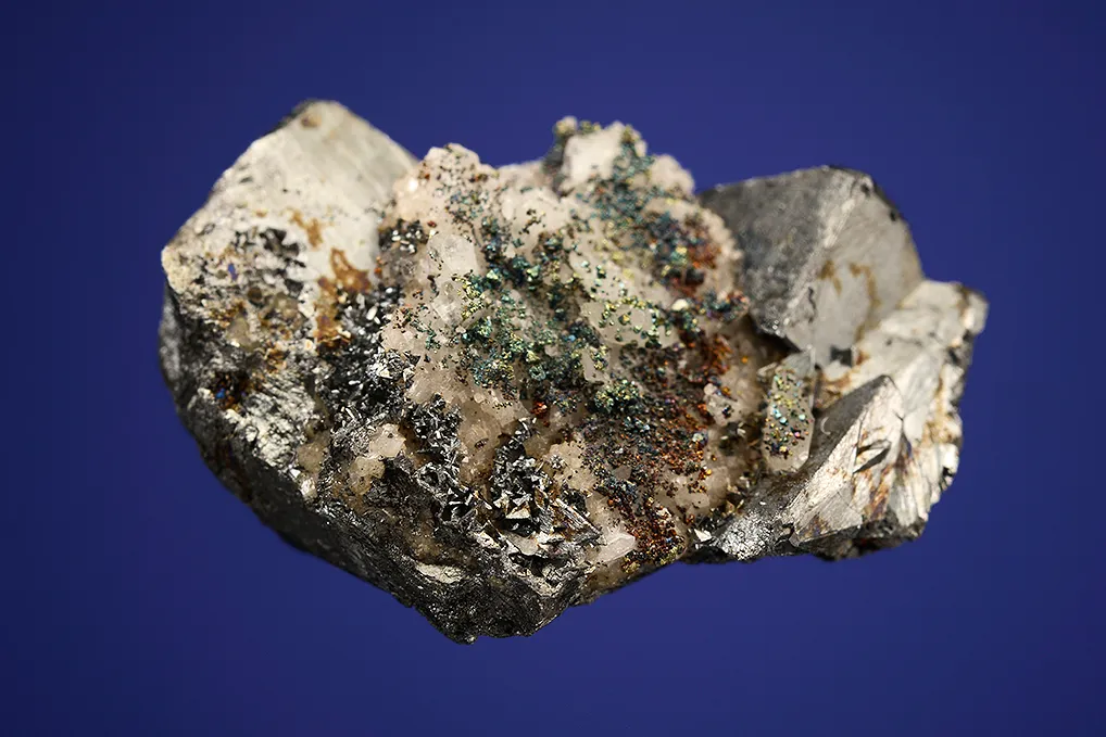 Tetrahedrite with Calcite and Chalcopyrite - image 4