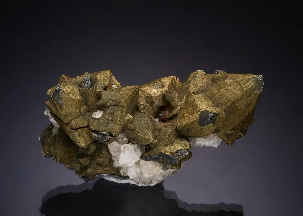 Tetrahedrite with Chalcopyrite and Quartz image