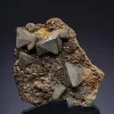 Tetrahedrite with Chalcopyrite on Siderite - image 1