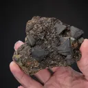 Tetrahedrite with Chalcopyrite on Siderite - image 2