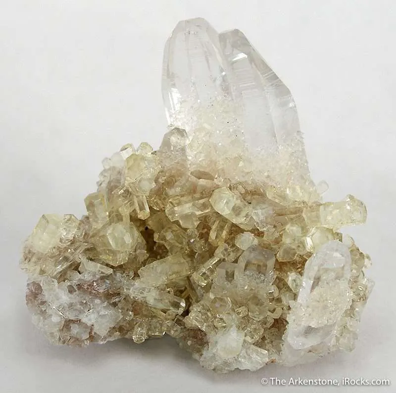 Thaumasite on Calcite image