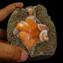 The Best and Rare Thomsonite Orange Rare Find Natural Mineral Specimen - image 5
