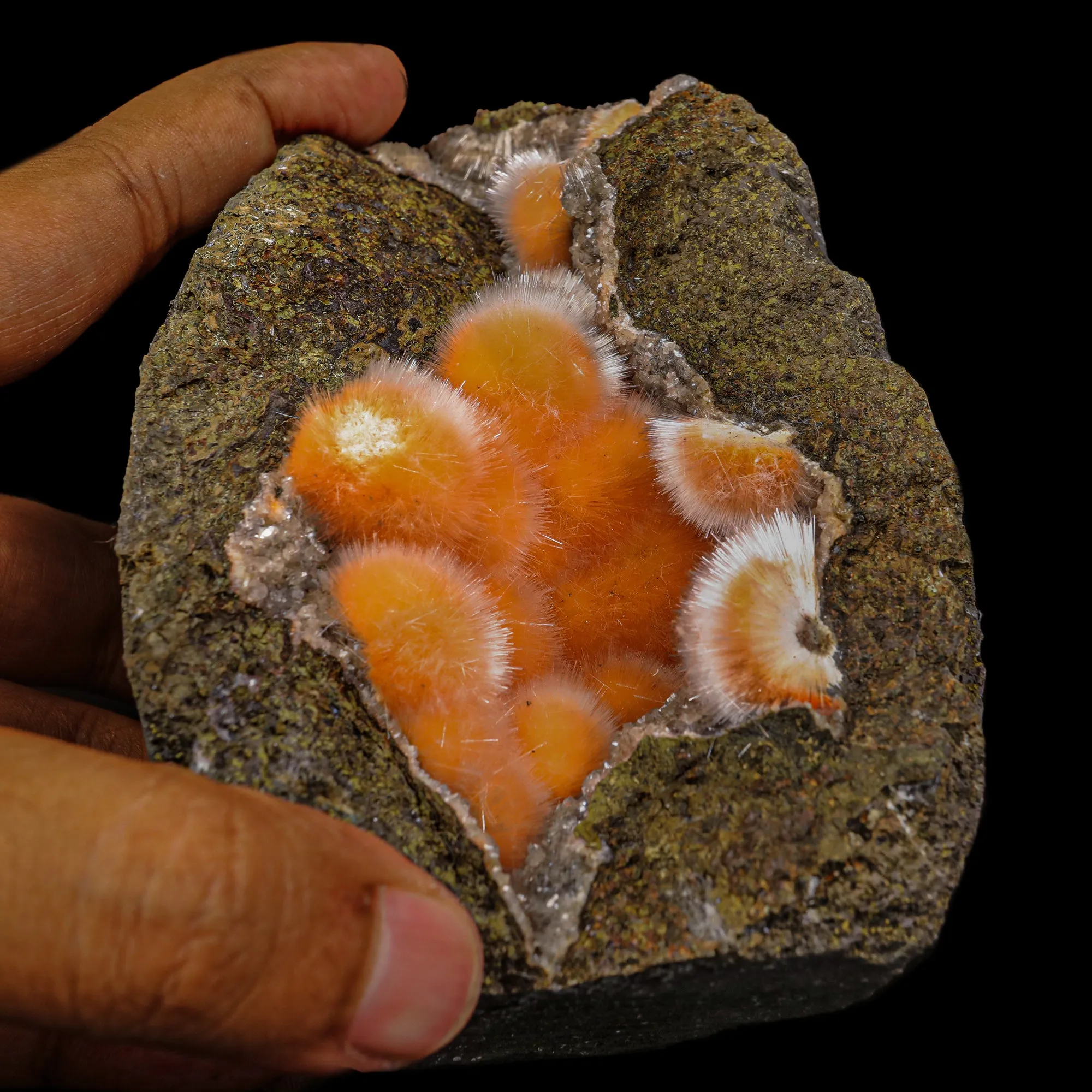The Best and Rare Thomsonite Orange Rare Find Natural Mineral Specimen - image 5