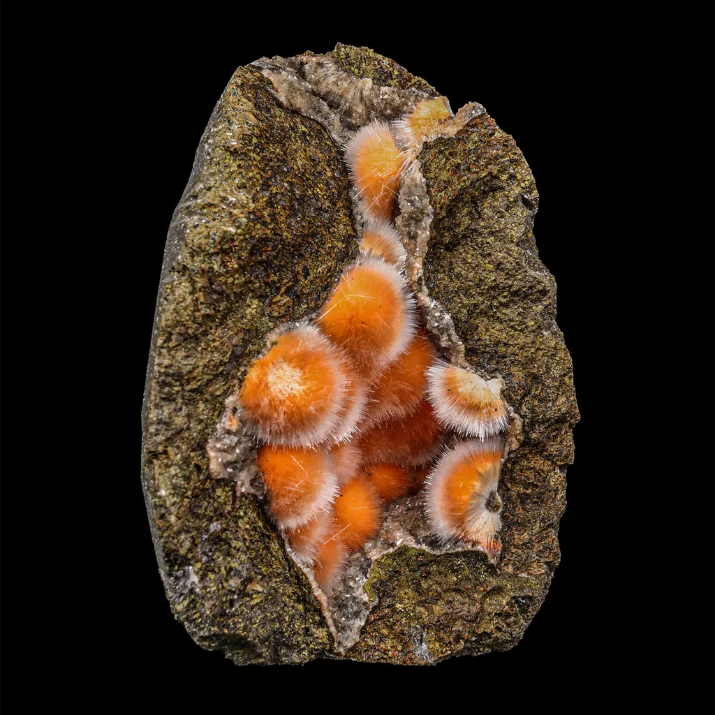 The Best and Rare Thomsonite Orange Rare Find Natural Mineral Specimen - image 3