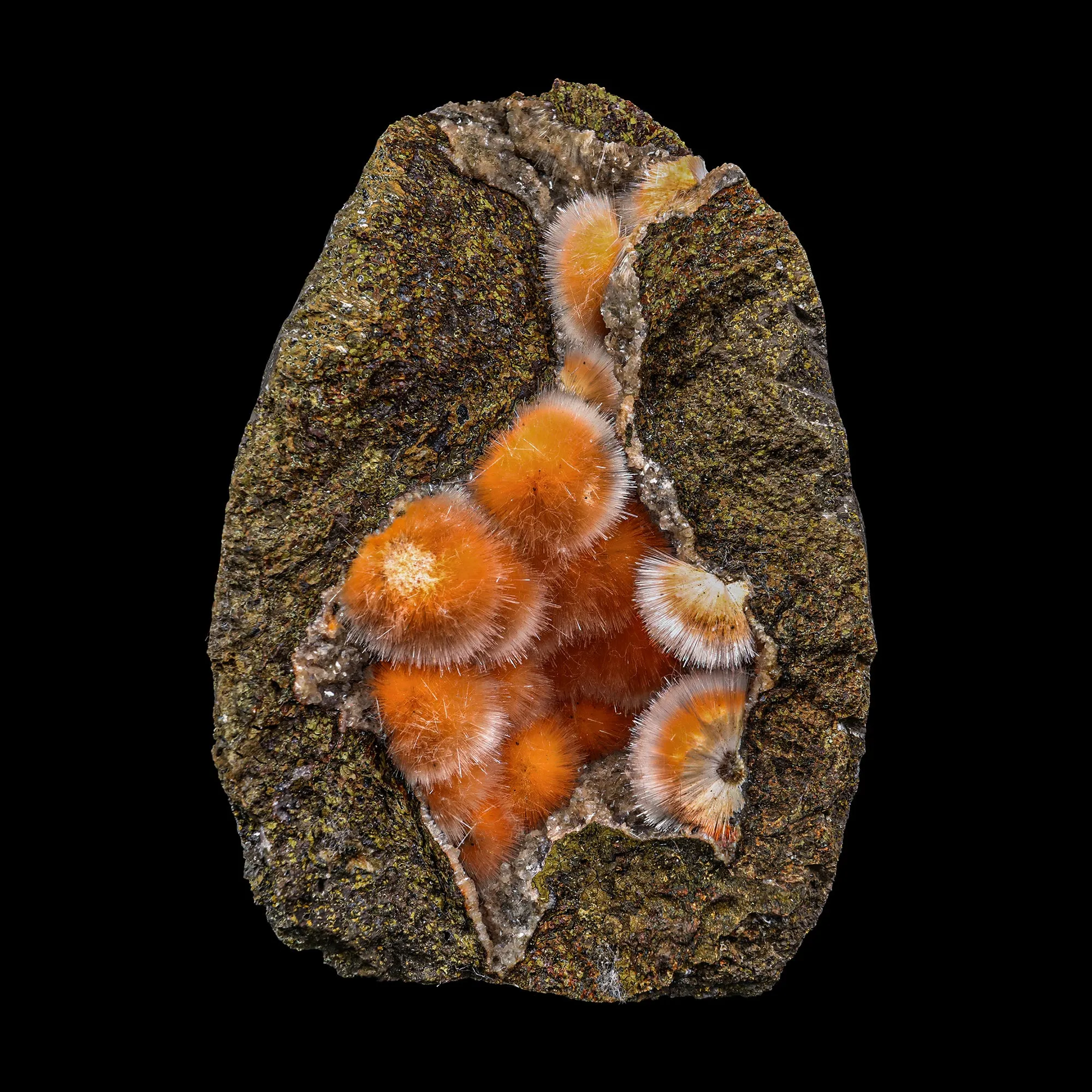 The Best and Rare Thomsonite Orange Rare Find Natural Mineral Specimen - image 1