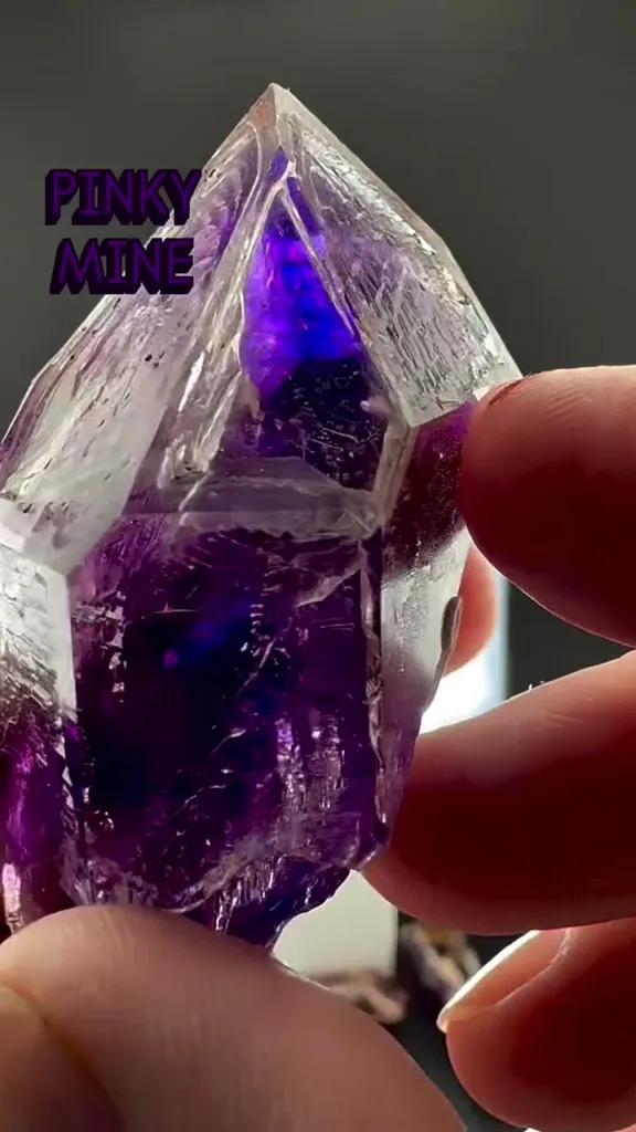 The highly sought after Pinky Mine Amethysts image