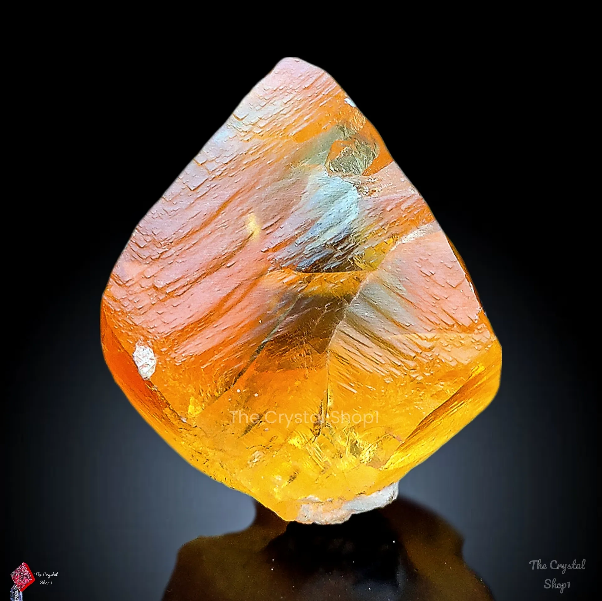 The Magical Honey Calcite on Okenite Matrix. - image 10