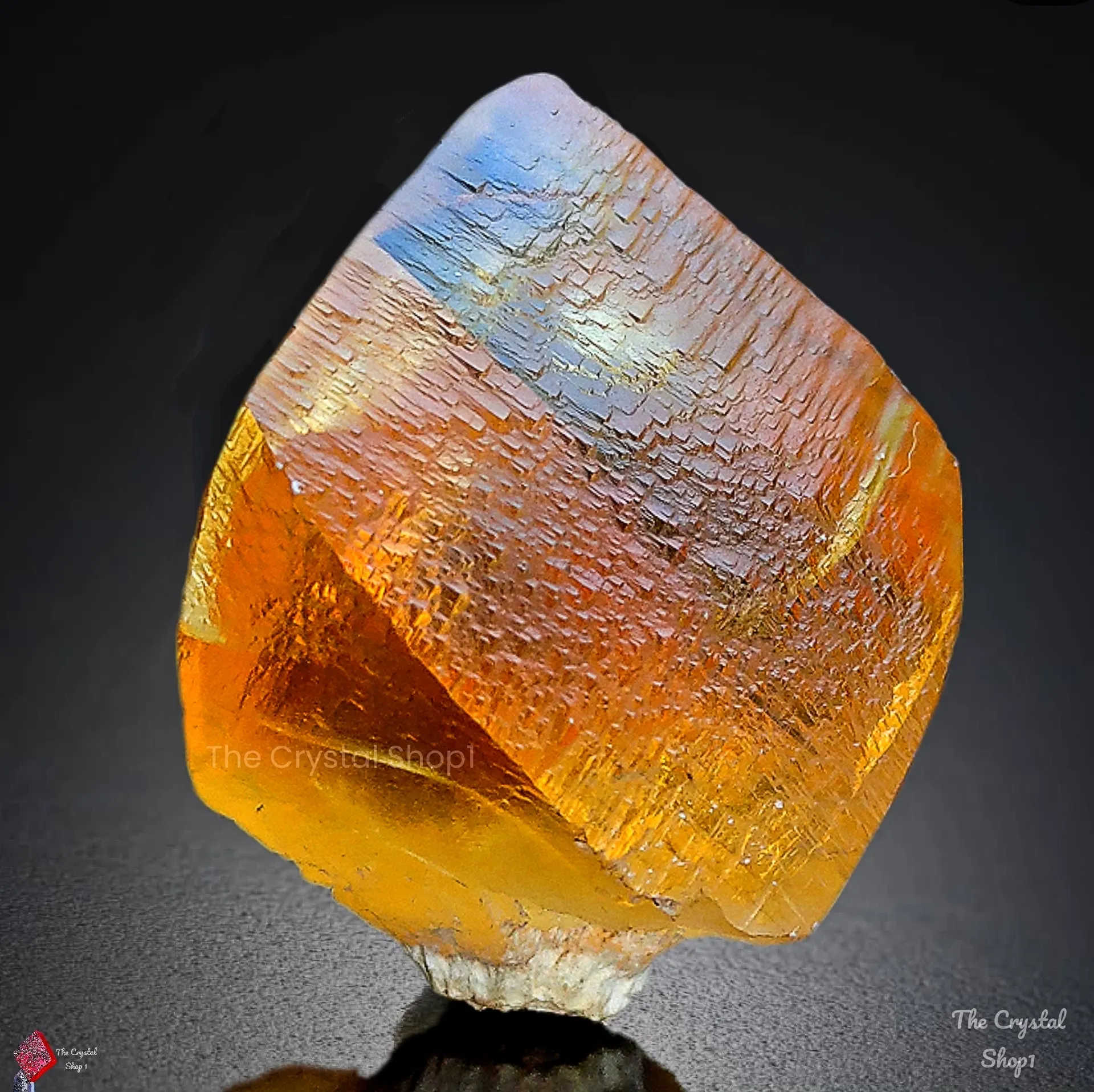 The Magical Honey Calcite on Okenite Matrix. - image 1