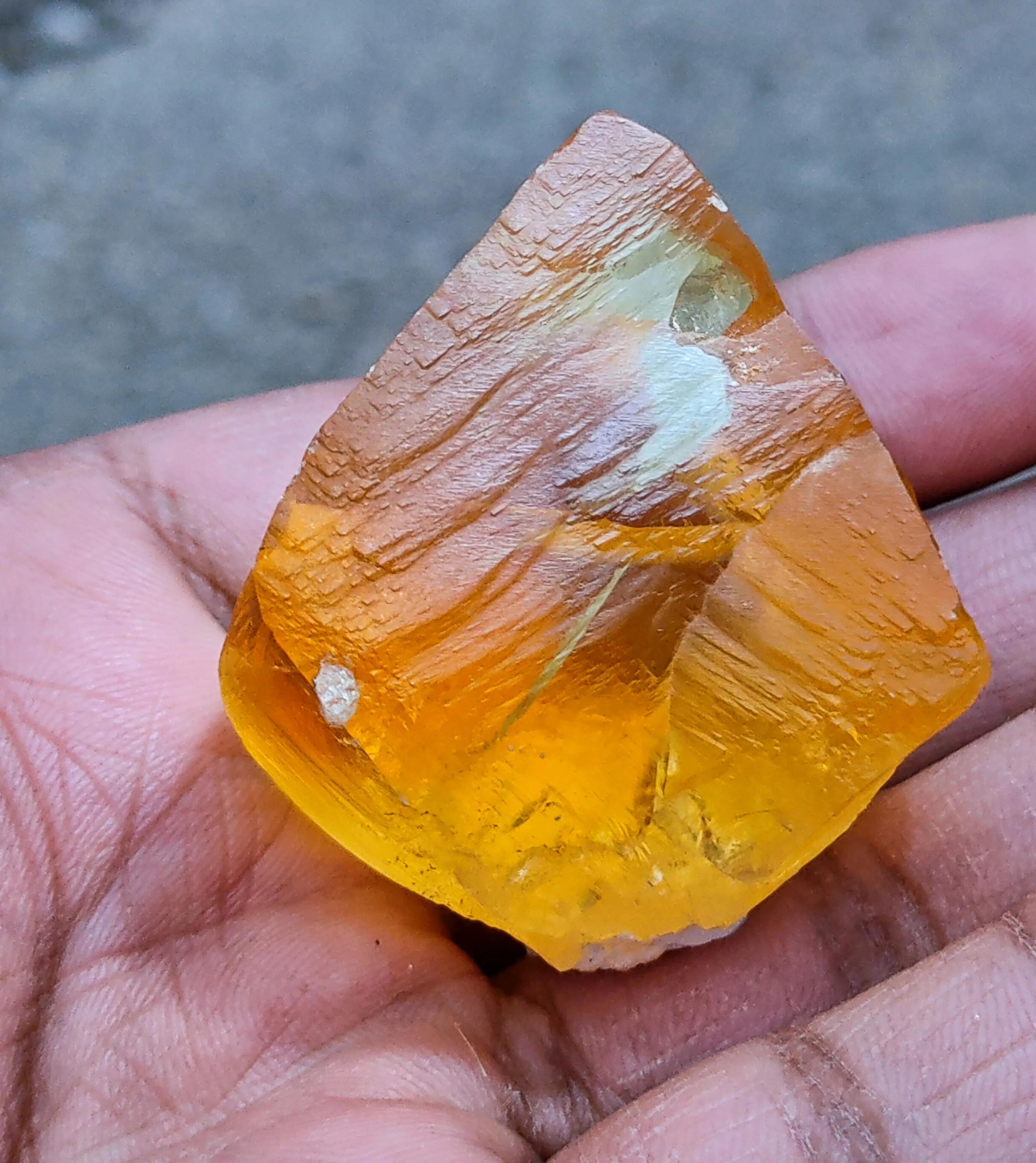 The Magical Honey Calcite on Okenite Matrix. - image 9