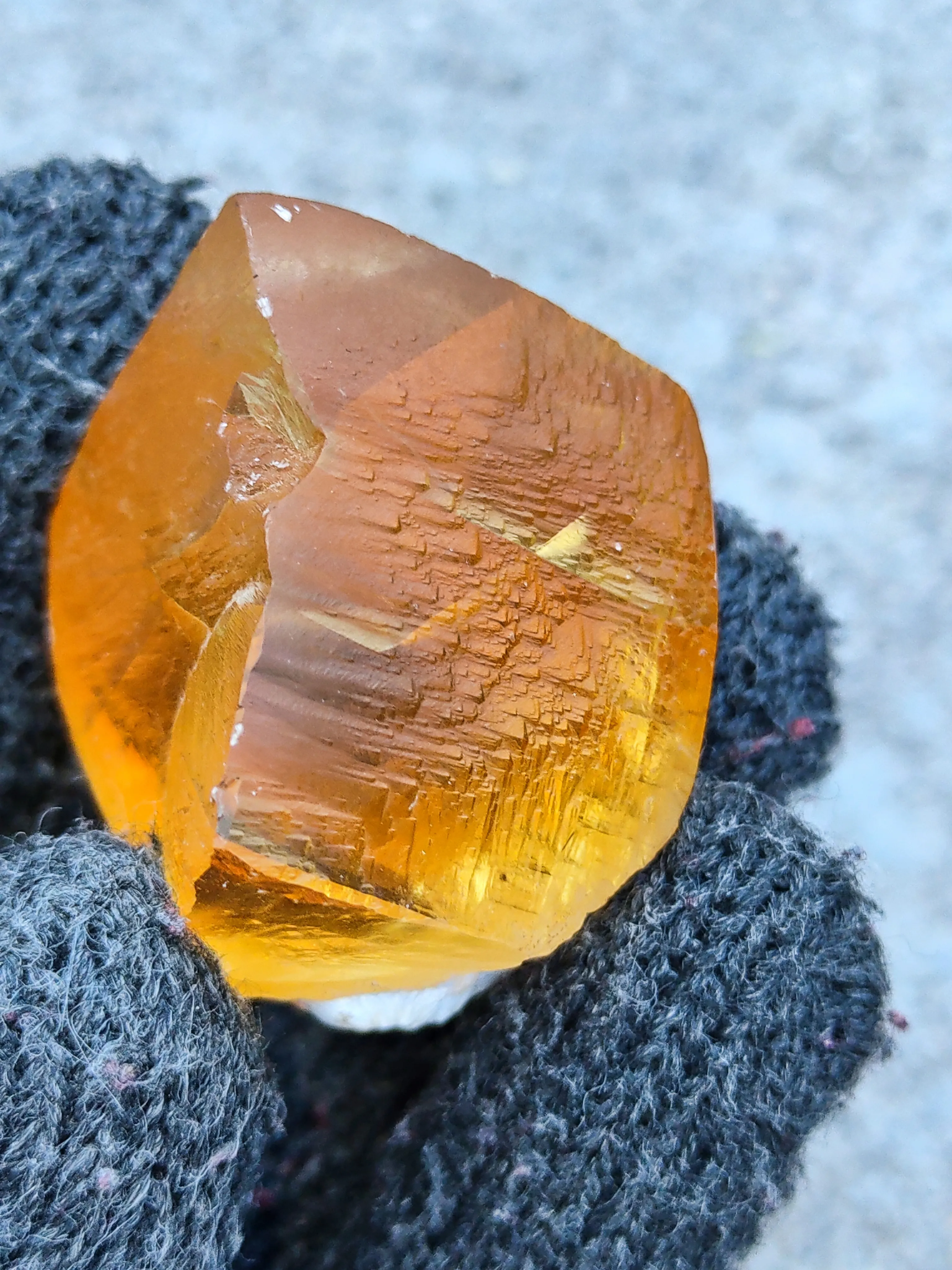 The Magical Honey Calcite on Okenite Matrix. - image 6