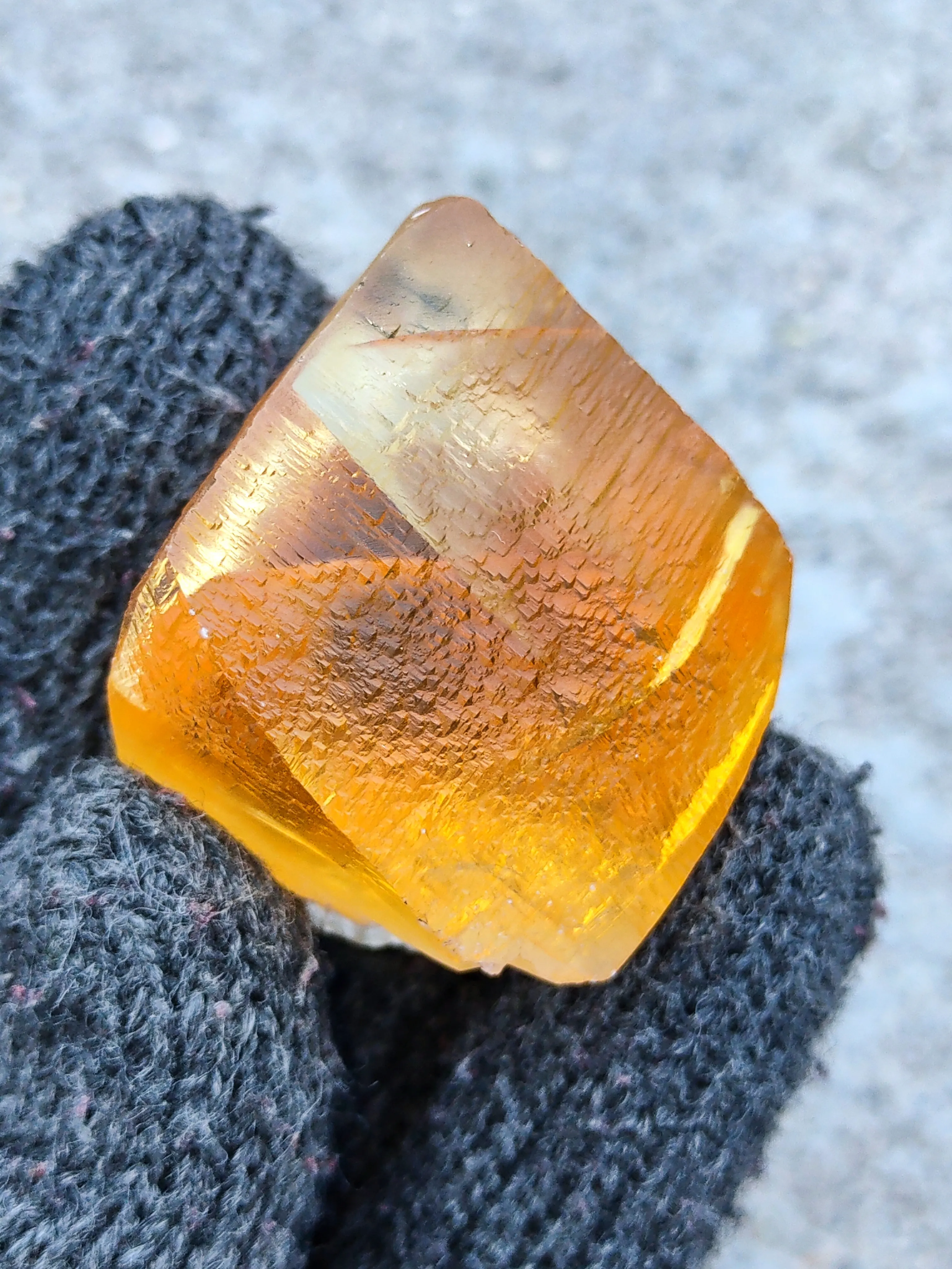 The Magical Honey Calcite on Okenite Matrix. - image 4