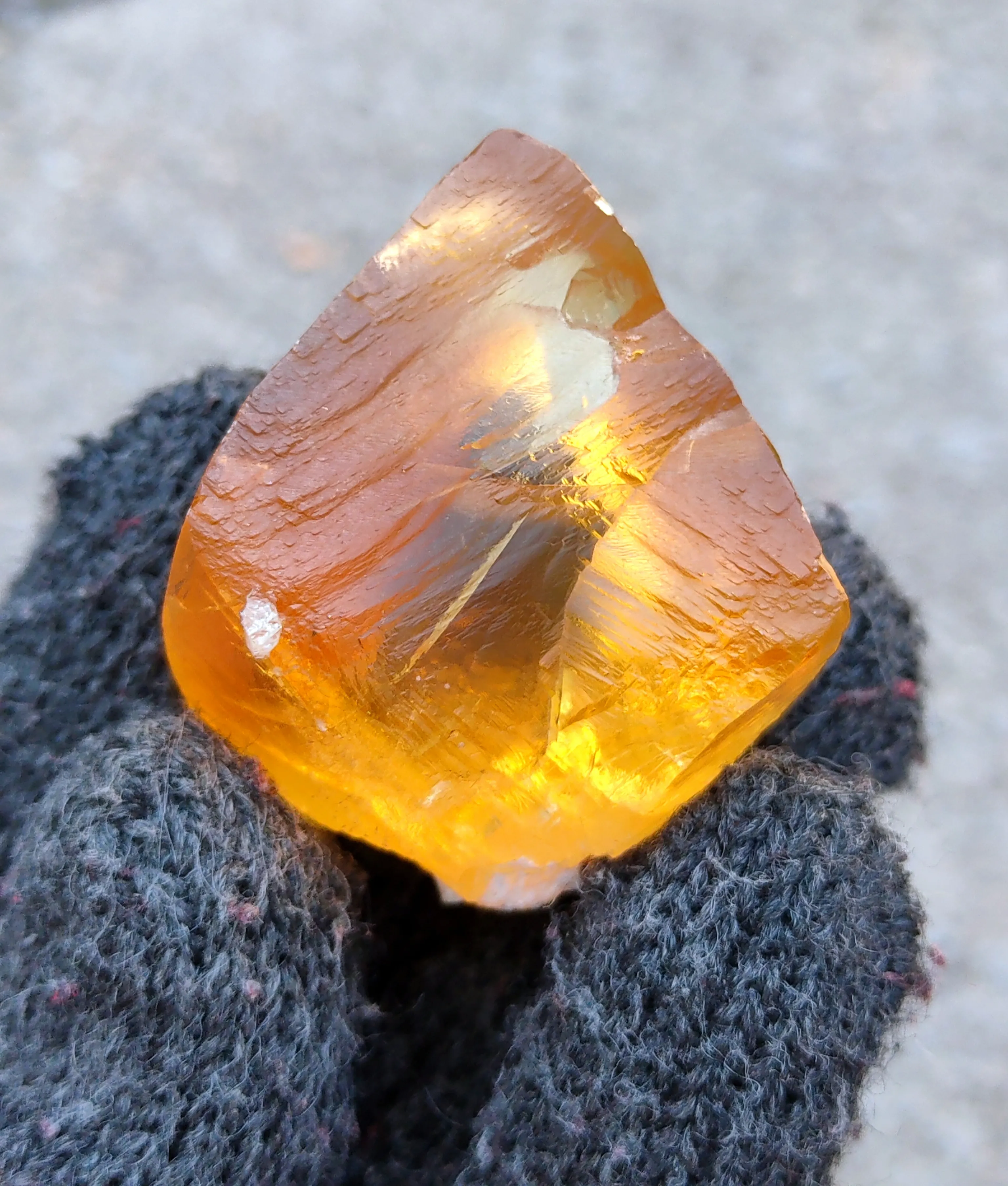 The Magical Honey Calcite on Okenite Matrix. - image 7