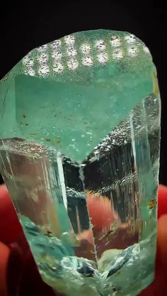This 15.2 gram gem Aquamarine from the legendary Shigar Valley, Skardu… - image 4