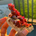 This exceptional vanadinite specimen is a masterpiece of natural artistry, featuring a unique format - image 6