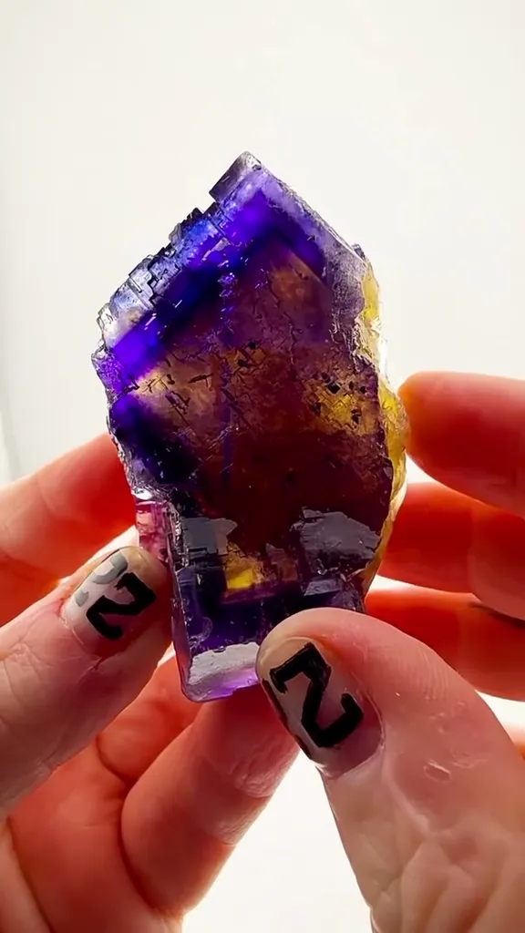 This Minerva No. 1 Mine Fluorite is absolutely dripping with old-school… image