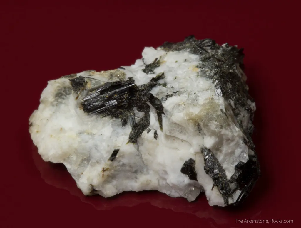 Thomasclarkite-(Y) (type locality) with Adamsite-(Y), and Aegirine on Albite - image 4