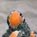 Thomsonite balls on Matrix - image 3