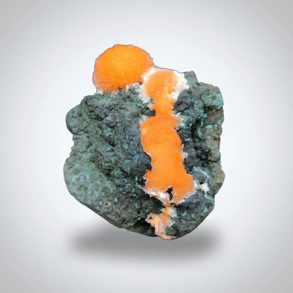 Thomsonite balls on Matrix - image 1