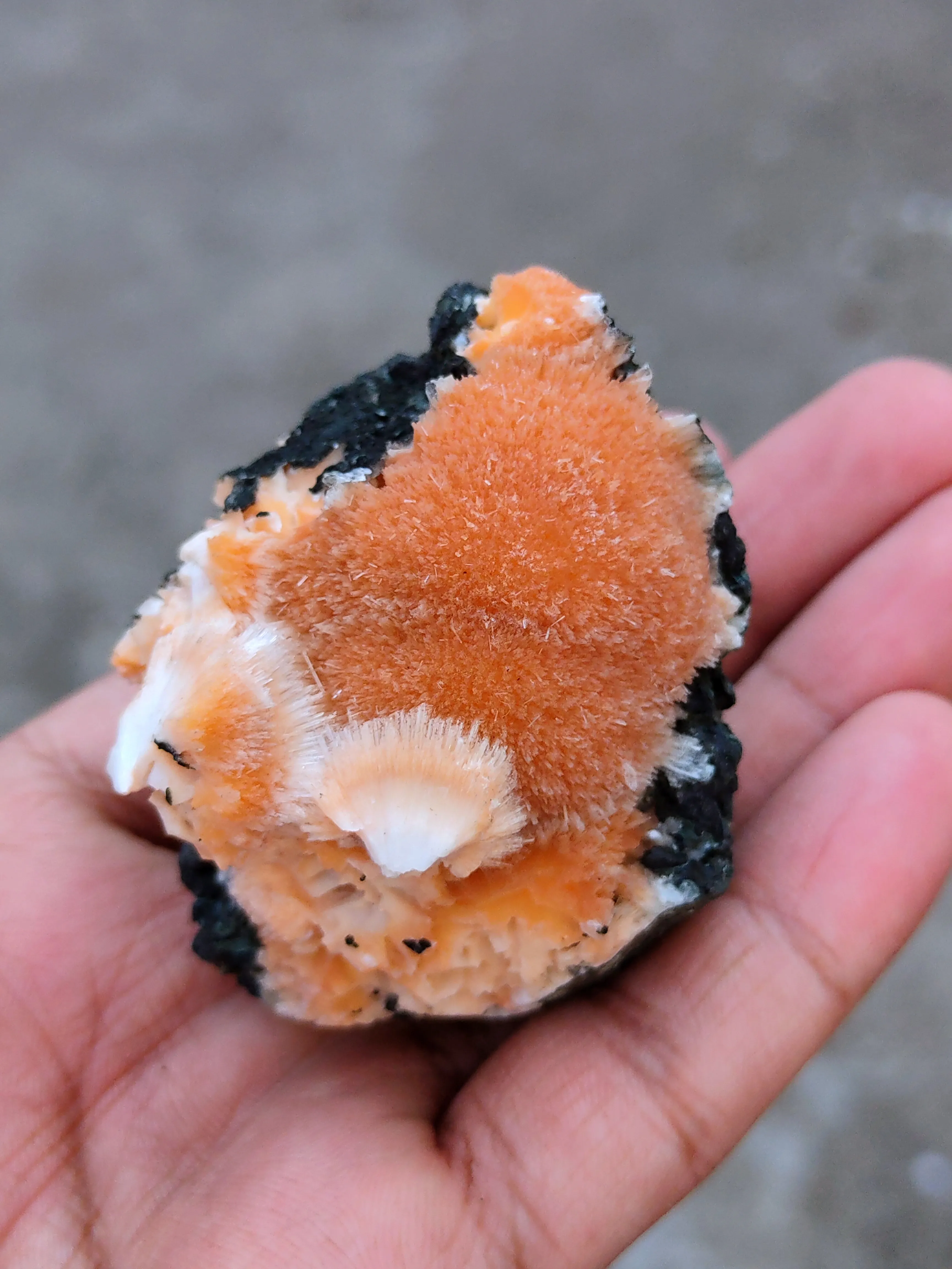 Thomsonite balls on Matrix - image 5