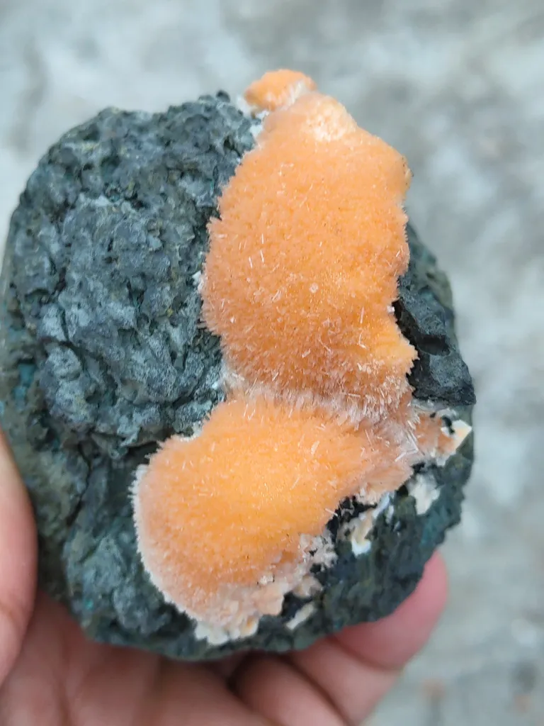 Thomsonite balls on Matrix Natural Mineral specimen - image 8
