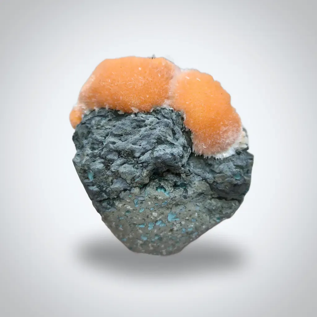 Thomsonite balls on Matrix Natural Mineral specimen image