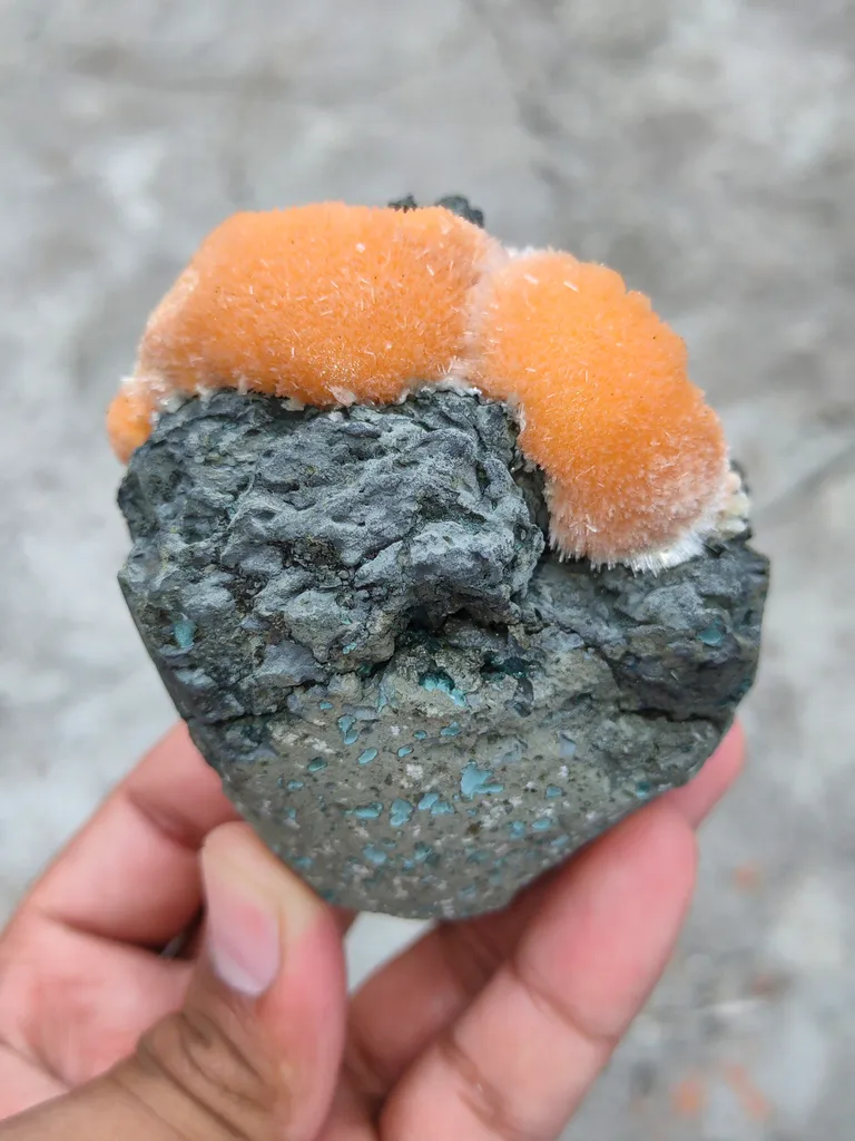 Thomsonite balls on Matrix Natural Mineral specimen - image 2