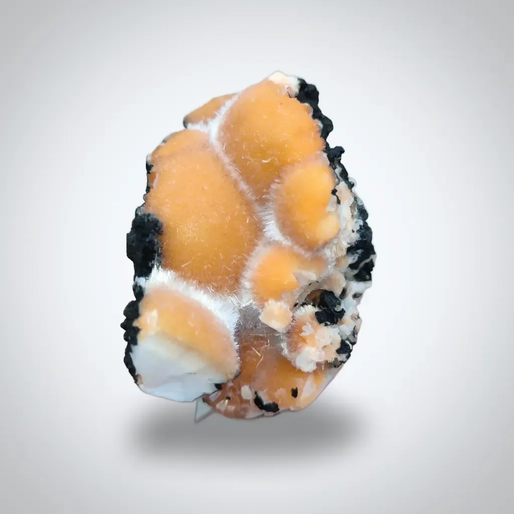 Thomsonite balls on Matrix Natural Mineral specimen image